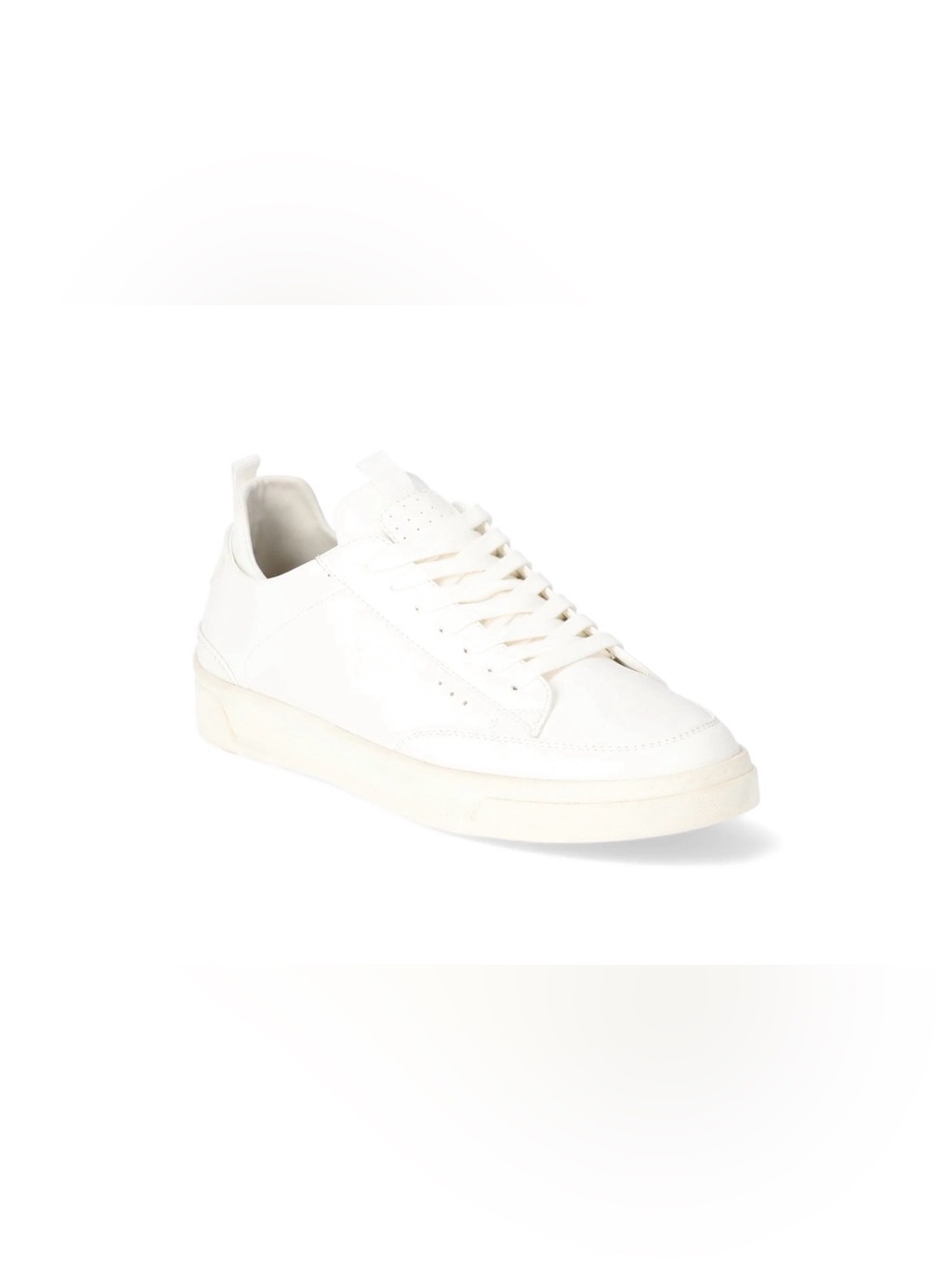 Madden NYC Men's Minimalist White Low-Top Sneakers
